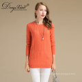 Beautiful Girls Cashmere Knitted Crewneck Wholesales Sweaters Design